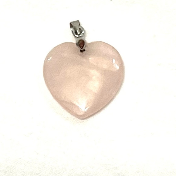 Natural Gemstone Puffy Heart Pendant - Picture 6 of 9